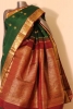 Bottle Green Wedding Kanjeevaram Silk Saree